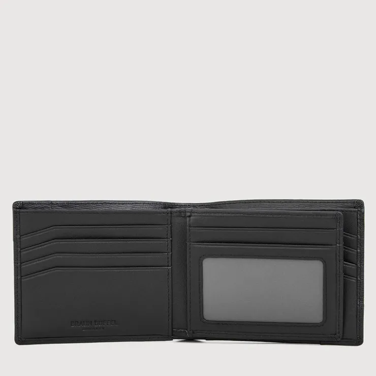 Braun Büffel Compact Wallets | Wallets & Small Leather Goods>SLATE CENTRE FLAP CARDS WALLET