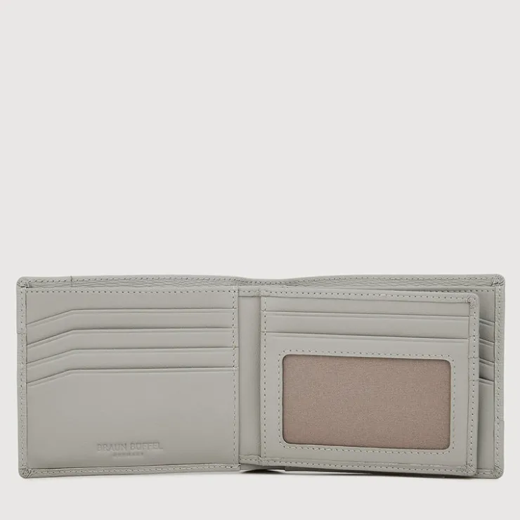 Braun Büffel Compact Wallets | Wallets & Small Leather Goods>SLATE CENTRE FLAP CARDS WALLET