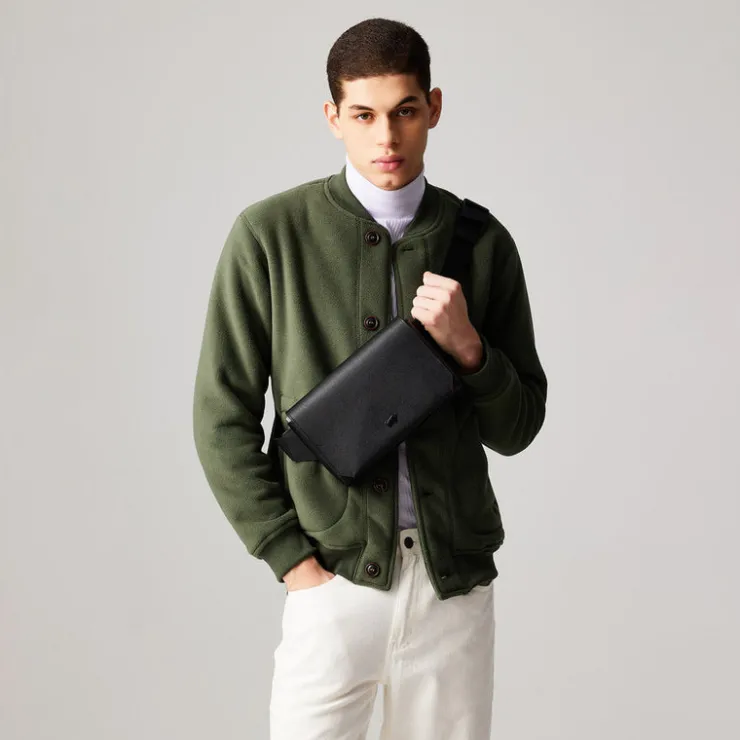 Braun Büffel Waist Pouches | Bags>SLATE MEDIUM WAIST POUCH