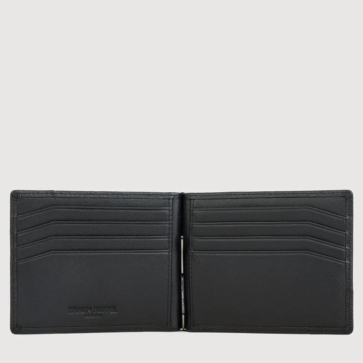 Braun Büffel Compact Wallets | Wallets & Small Leather Goods>SLATE MONEY CLIP WALLET