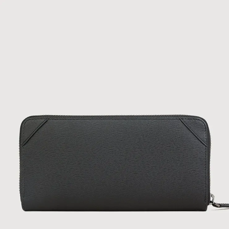 Braun Büffel Long Wallets | Wallets & Small Leather Goods>SLATE ZIP LONG WALLET (2 GUSSET)