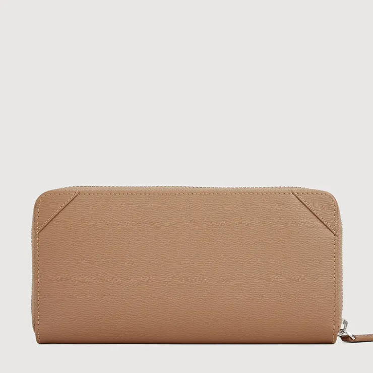 Braun Büffel Long Wallets | Wallets & Small Leather Goods>SLATE ZIP LONG WALLET (2 GUSSET)