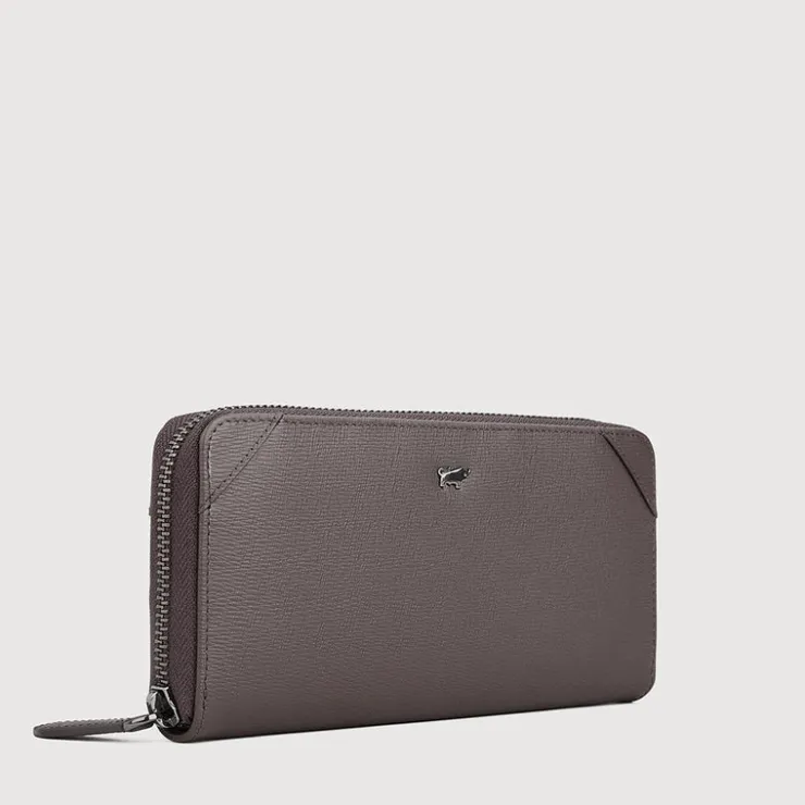 Braun Büffel Long Wallets | Wallets & Small Leather Goods>SLATE ZIP LONG WALLET (2 GUSSET)