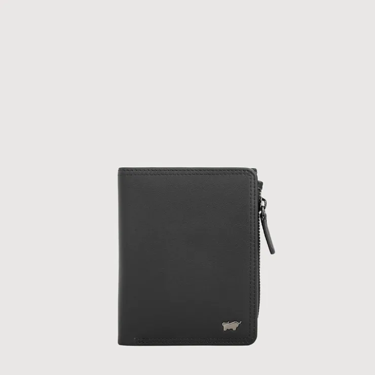 Braun Büffel Compact Wallets | Wallets & Small Leather Goods>STUDIO BIFOLD SMALL WALLET WITH COIN COMPARTMENT