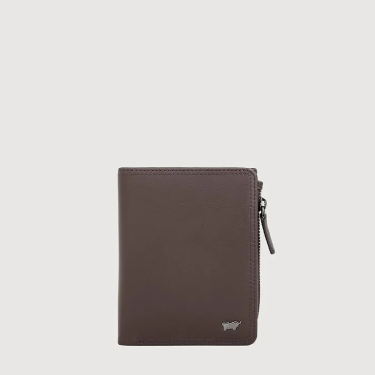 Braun Büffel Compact Wallets | Wallets & Small Leather Goods>STUDIO BIFOLD SMALL WALLET WITH COIN COMPARTMENT