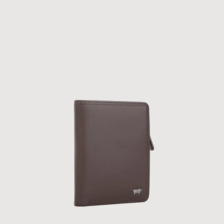 Braun Büffel Compact Wallets | Wallets & Small Leather Goods>STUDIO BIFOLD SMALL WALLET WITH COIN COMPARTMENT