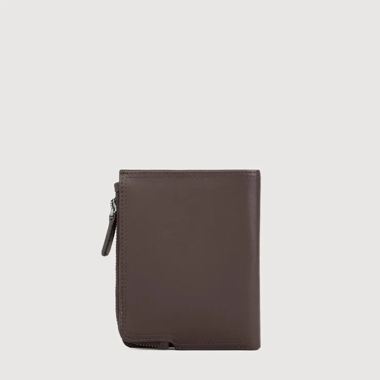 Braun Büffel Compact Wallets | Wallets & Small Leather Goods>STUDIO BIFOLD SMALL WALLET WITH COIN COMPARTMENT