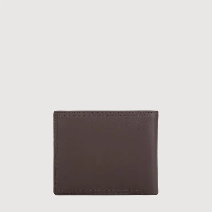 Braun Büffel Compact Wallets | Wallets & Small Leather Goods>STUDIO CENTRE FLAP WALLET WITH COIN COMPARTMENT