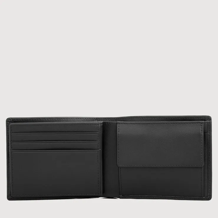 Braun Büffel Compact Wallets | Wallets & Small Leather Goods>STUDIO CENTRE FLAP WALLET WITH COIN COMPARTMENT