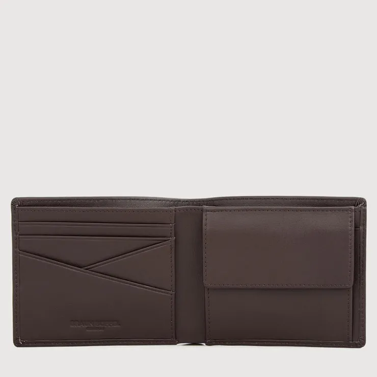 Braun Büffel Compact Wallets | Wallets & Small Leather Goods>STUDIO WALLET WITH COIN COMPARTMENT