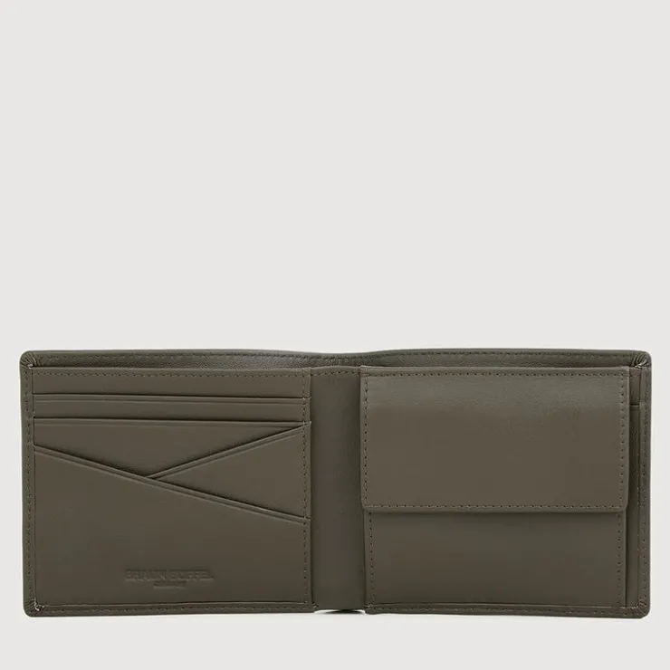 Braun Büffel Compact Wallets | Wallets & Small Leather Goods>STUDIO WALLET WITH COIN COMPARTMENT