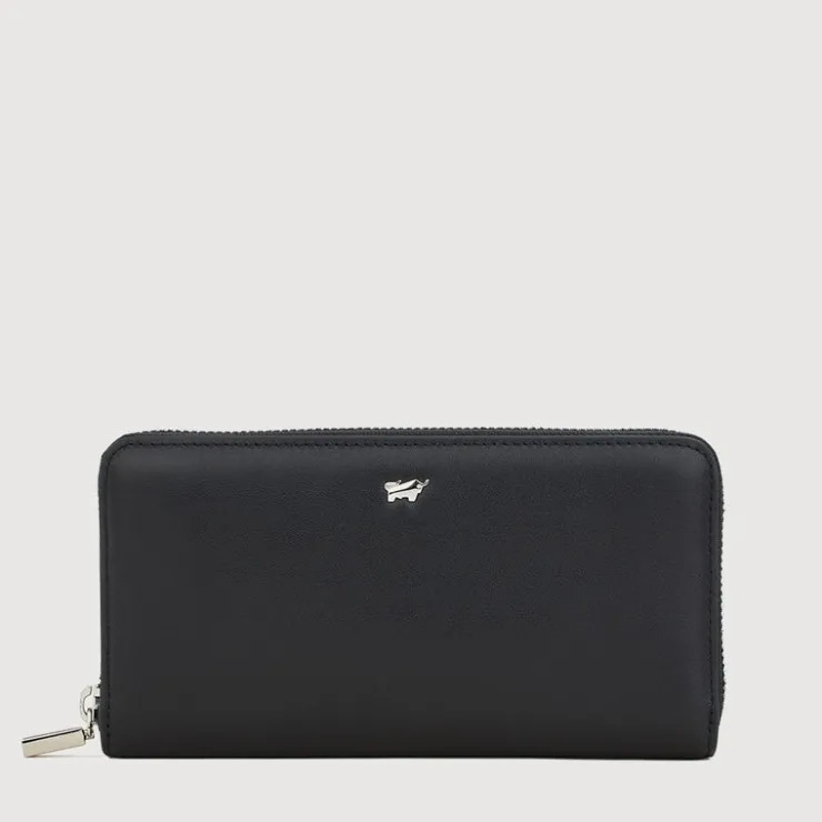 Women Braun Büffel Long Wallets | Wallets & Small Leather Goods>URANIA ZIP LONG WALLET (3 GUSSET)