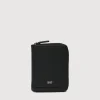 Braun Büffel Card Holders>VIKTOR CARD HOLDER WITH EXTERNAL COIN COMPARTMENT