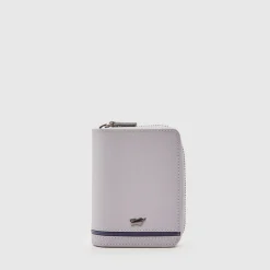 Braun Büffel Card Holders>VIKTOR CARD HOLDER WITH EXTERNAL COIN COMPARTMENT