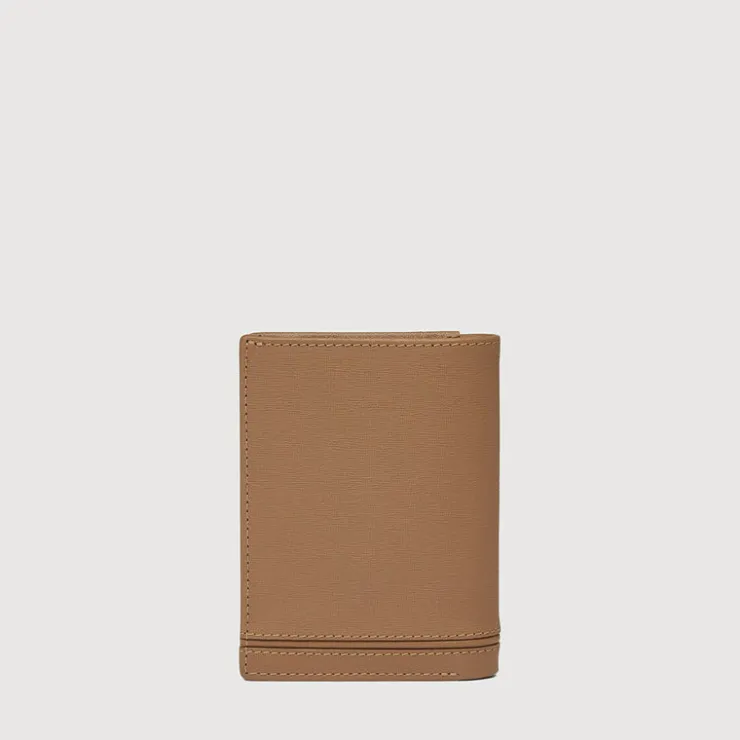 Braun Büffel Card Holders>VIKTOR CARD HOLDER WITH NOTES COMPARTMENT (BOX GUSSET)