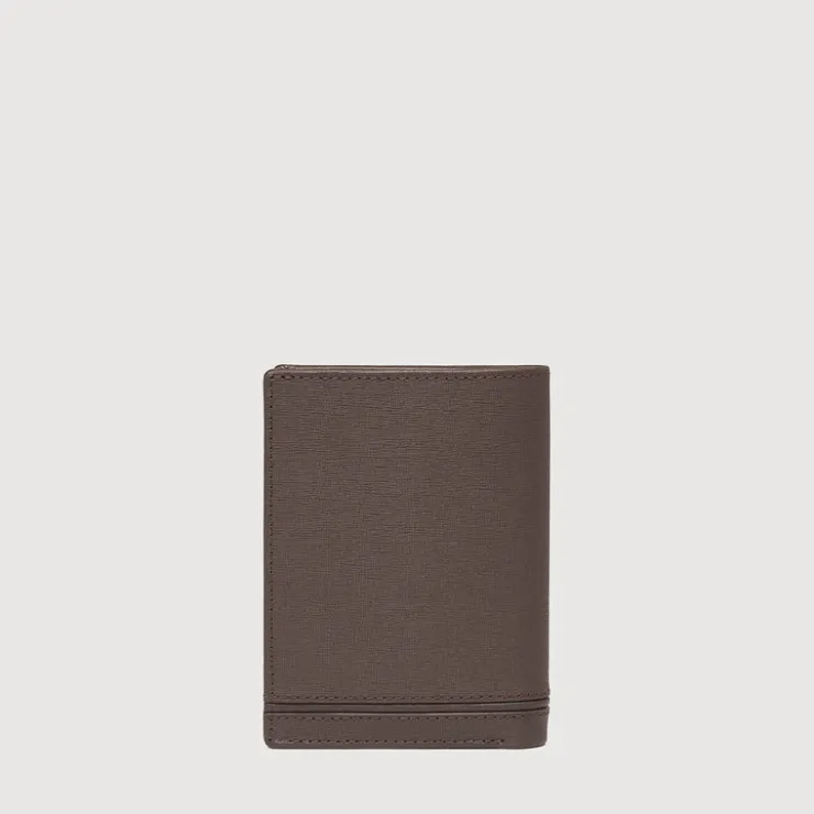 Braun Büffel Card Holders>VIKTOR CARD HOLDER WITH NOTES COMPARTMENT (BOX GUSSET)