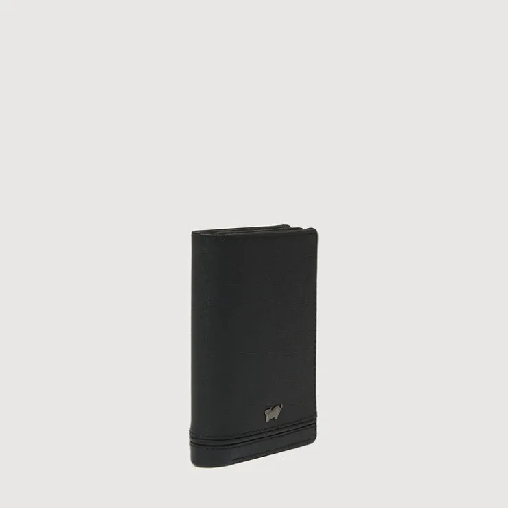 Braun Büffel Card Holders>VIKTOR CARD HOLDER WITH NOTES COMPARTMENT (BOX GUSSET)