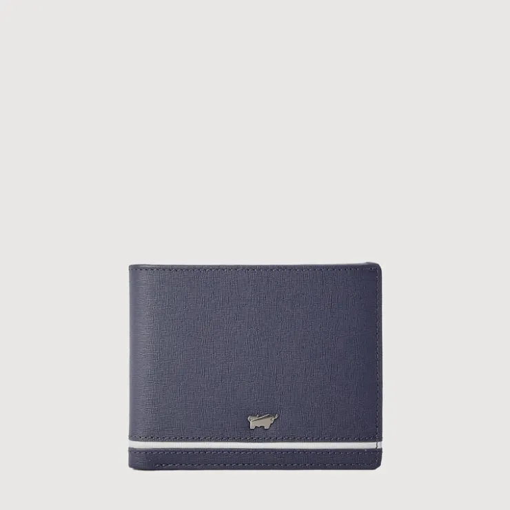 Braun Büffel Compact Wallets>VIKTOR CENTRE FLAP CARDS WALLET