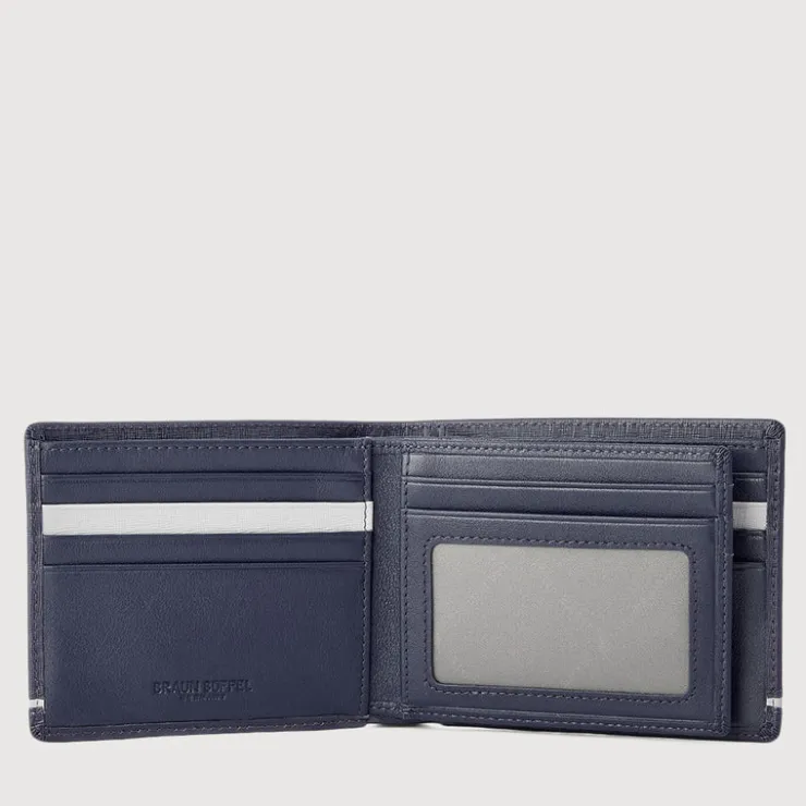 Braun Büffel Compact Wallets>VIKTOR CENTRE FLAP CARDS WALLET