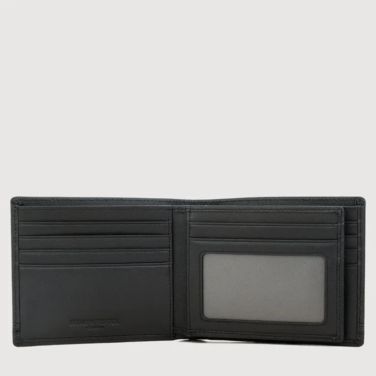 Braun Büffel Compact Wallets>VIKTOR CENTRE FLAP CARDS WALLET
