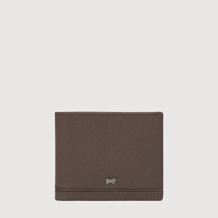 Braun Büffel Compact Wallets>VIKTOR CENTRE FLAP WALLET WITH COIN COMPARTMENT