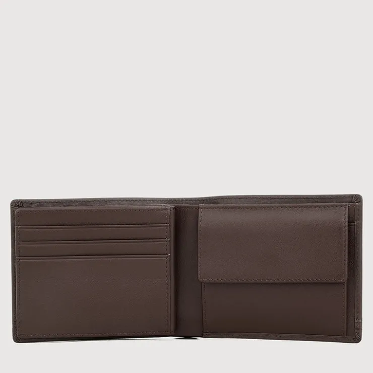 Braun Büffel Compact Wallets>VIKTOR CENTRE FLAP WALLET WITH COIN COMPARTMENT