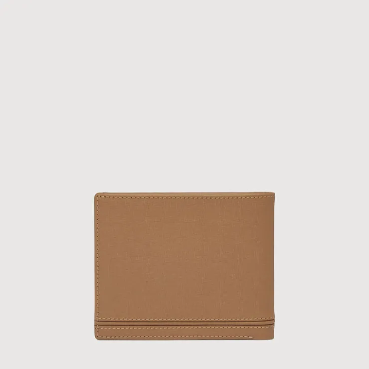 Braun Büffel Compact Wallets>VIKTOR CENTRE FLAP WALLET WITH COIN COMPARTMENT