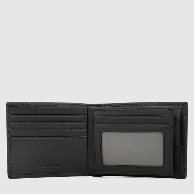 Braun Büffel Compact Wallets>VIKTOR CENTRE FLAP WALLET WITH COIN COMPARTMENT