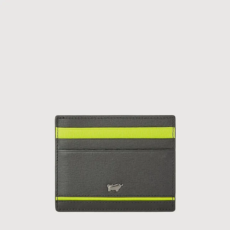 Braun Büffel Card Holders>VIKTOR FLAT CARD HOLDER