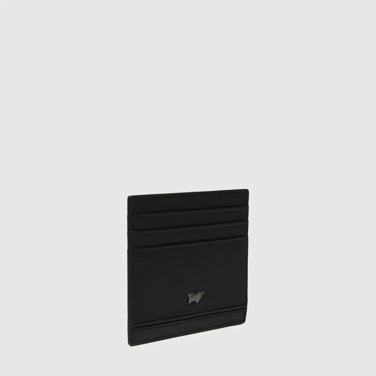 Braun Büffel Card Holders>VIKTOR FLAT CARD HOLDER