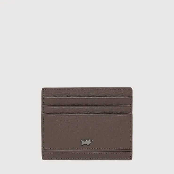 Braun Büffel Card Holders>VIKTOR FLAT CARD HOLDER