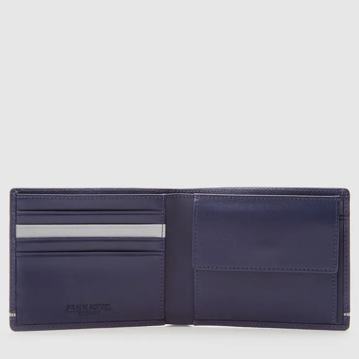 Braun Büffel Compact Wallets>VIKTOR WALLET WITH COIN COMPARTMENT