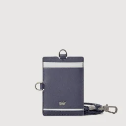 Braun Büffel Lanyards>VIKTOR WEAVED LANYARD WITH PASSHOLDER