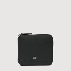 Braun Büffel Compact Wallets>VIKTOR ZIP CENTRE FLAP WALLET WITH COIN COMPARTMENT