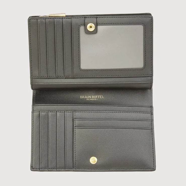 Women Braun Büffel Compact Wallets | Wallets & Small Leather Goods>VILLE BIFOLD 3/4 WALLET (BOX GUSSET)
