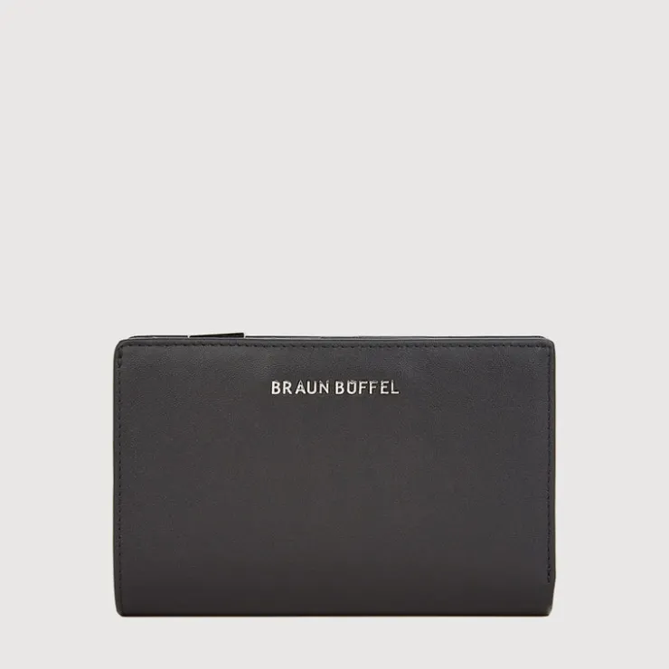 Women Braun Büffel Compact Wallets | Wallets & Small Leather Goods>X BIFOLD 3/4 WALLET WITH EXTERNAL COIN COMPARTMENT