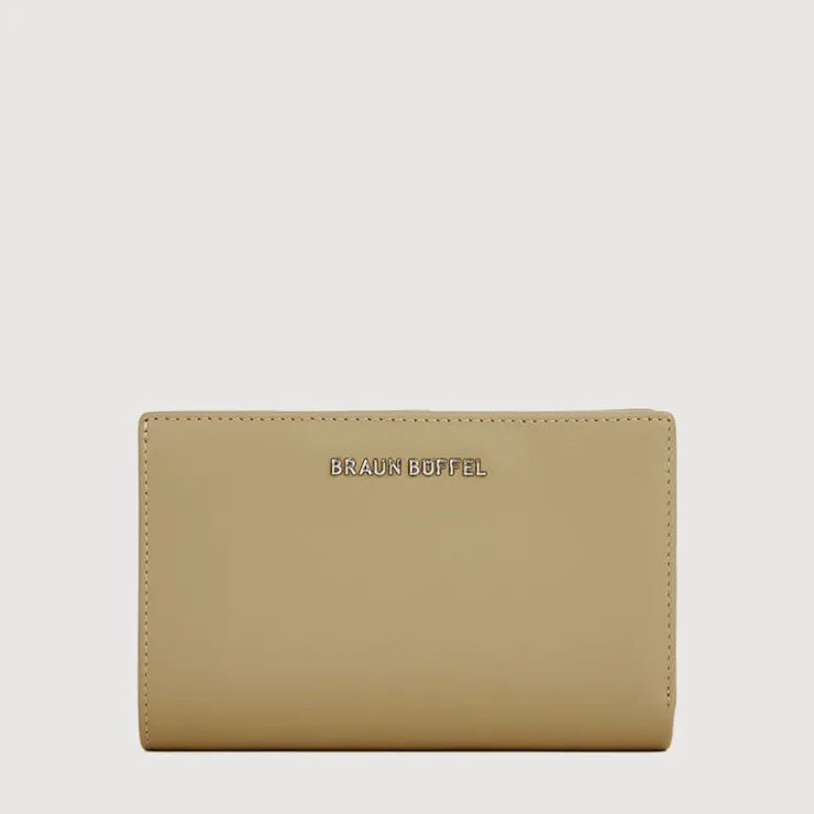 Women Braun Büffel Compact Wallets | Wallets & Small Leather Goods>X BIFOLD 3/4 WALLET WITH EXTERNAL COIN COMPARTMENT