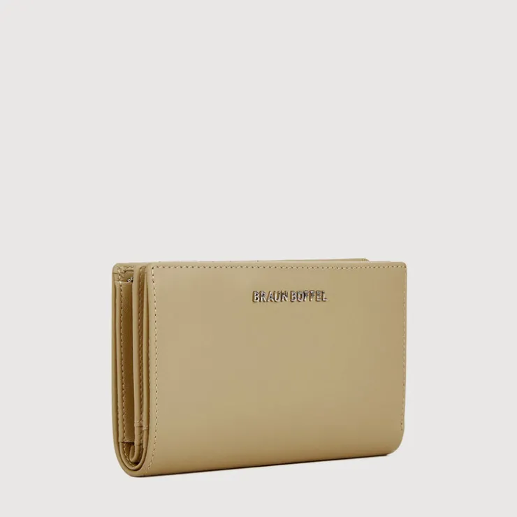 Women Braun Büffel Compact Wallets | Wallets & Small Leather Goods>X BIFOLD 3/4 WALLET WITH EXTERNAL COIN COMPARTMENT